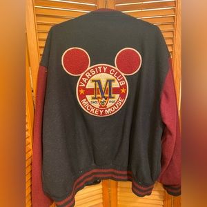 Vintage Mickey Mouse Varsity Club Wool Jacket